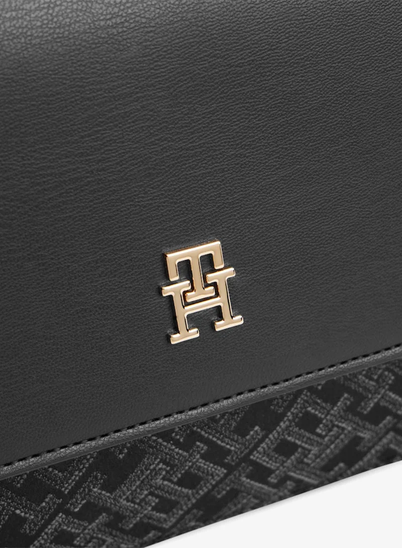 TOMMY HILFIGER  Monogram Jacquard Textile Crossbody Bag for Women | Best Price UAE